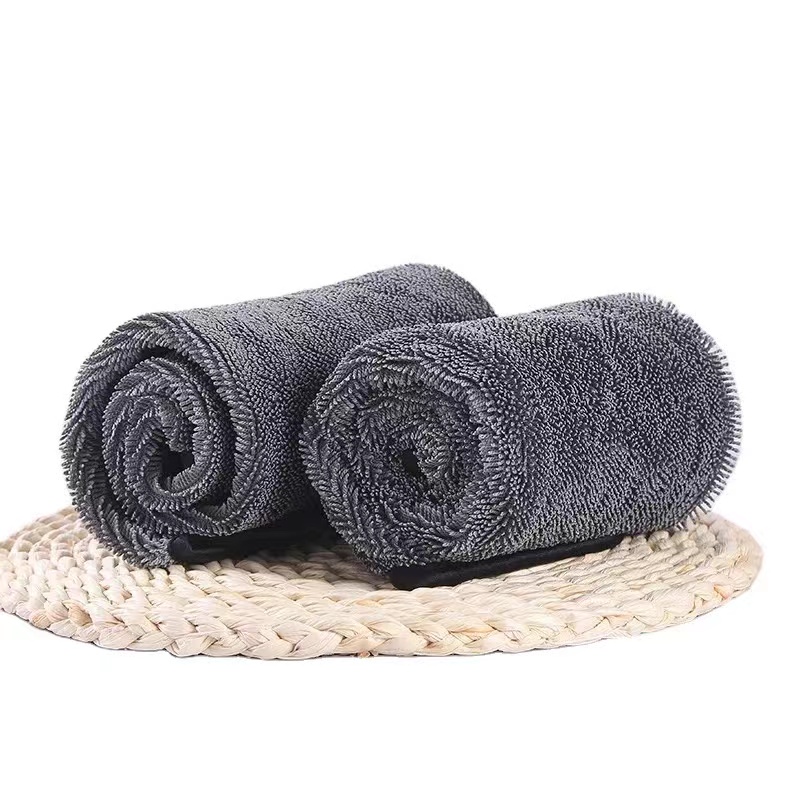 1200 gsm Microfiber Lint Free 90x60 Large Twist Loop Towels For Car Wash